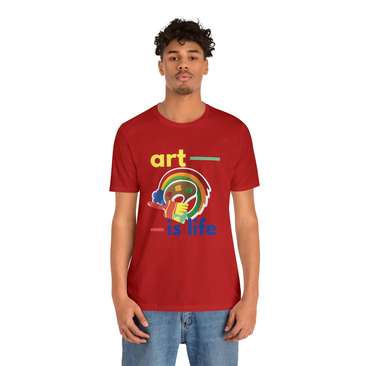 Life Is Art Unisex Jersey Short Sleeve Tee