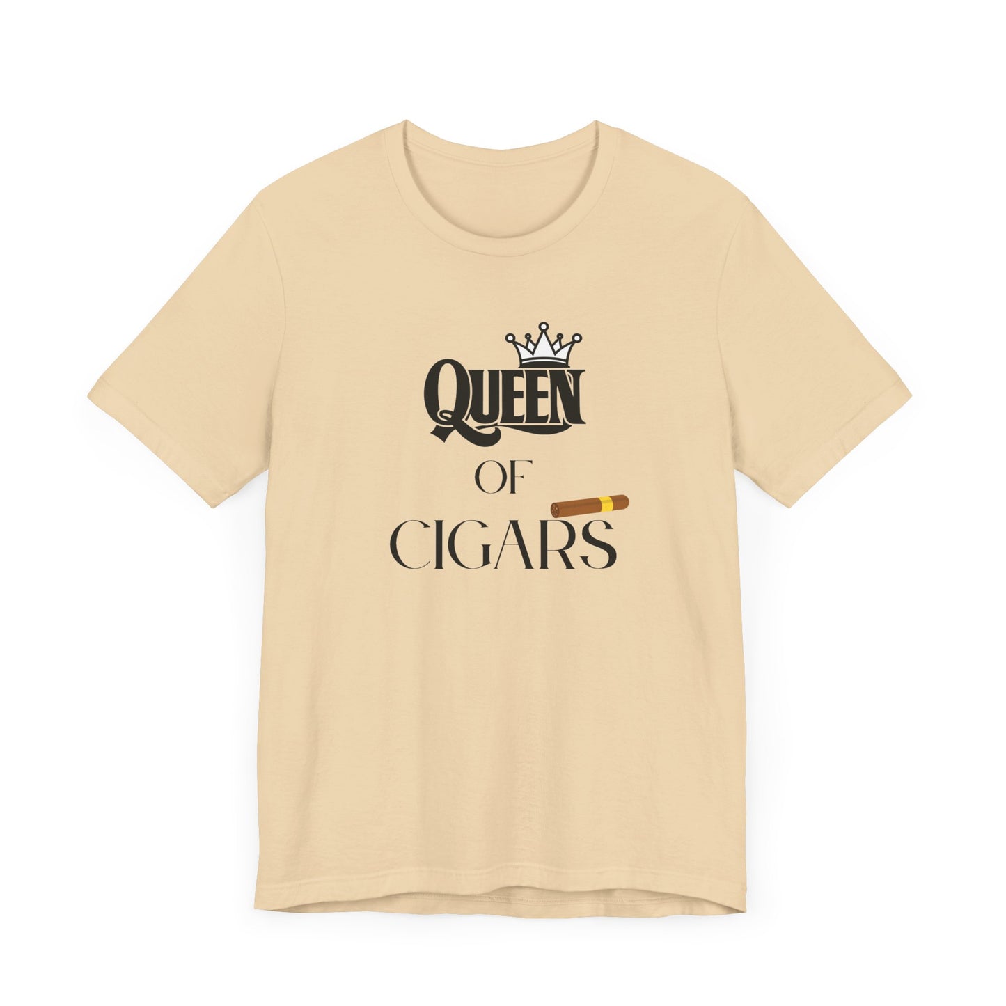 Cigars/ Queen of Cigars Unisex Jersey Short Sleeve Tee