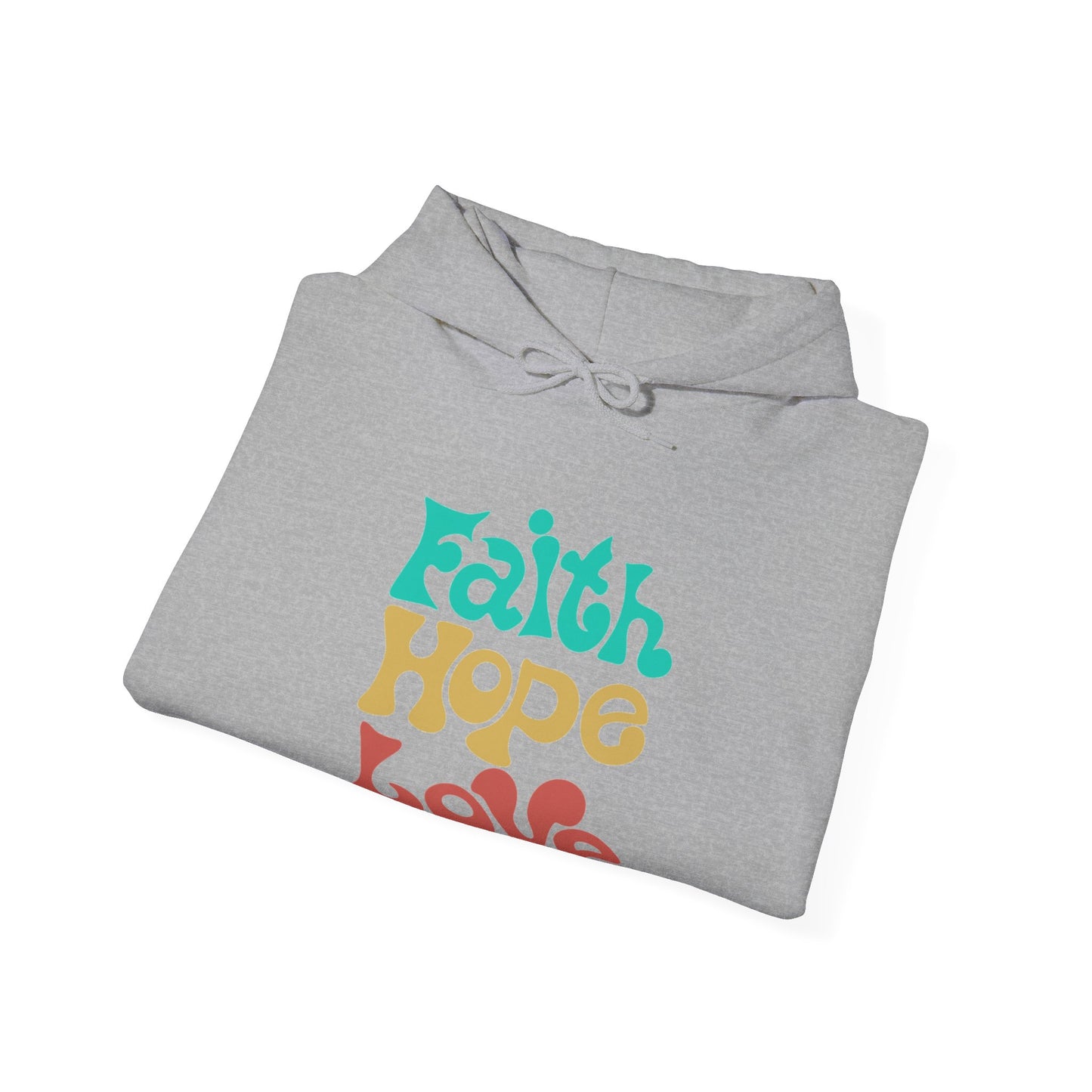 Faith Hope Love Unisex Heavy Blend™ Hooded Sweatshirt