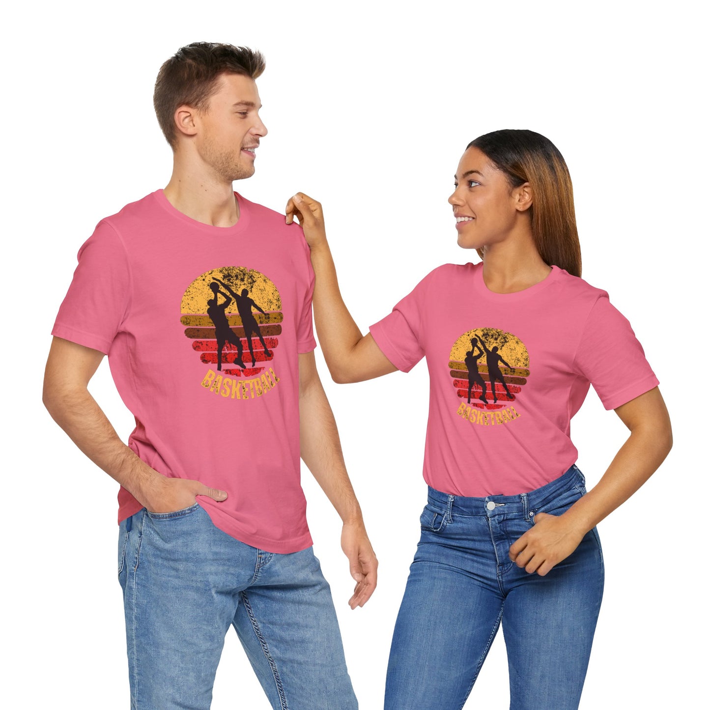 Basketball Unisex Jersey Short Sleeve Tee