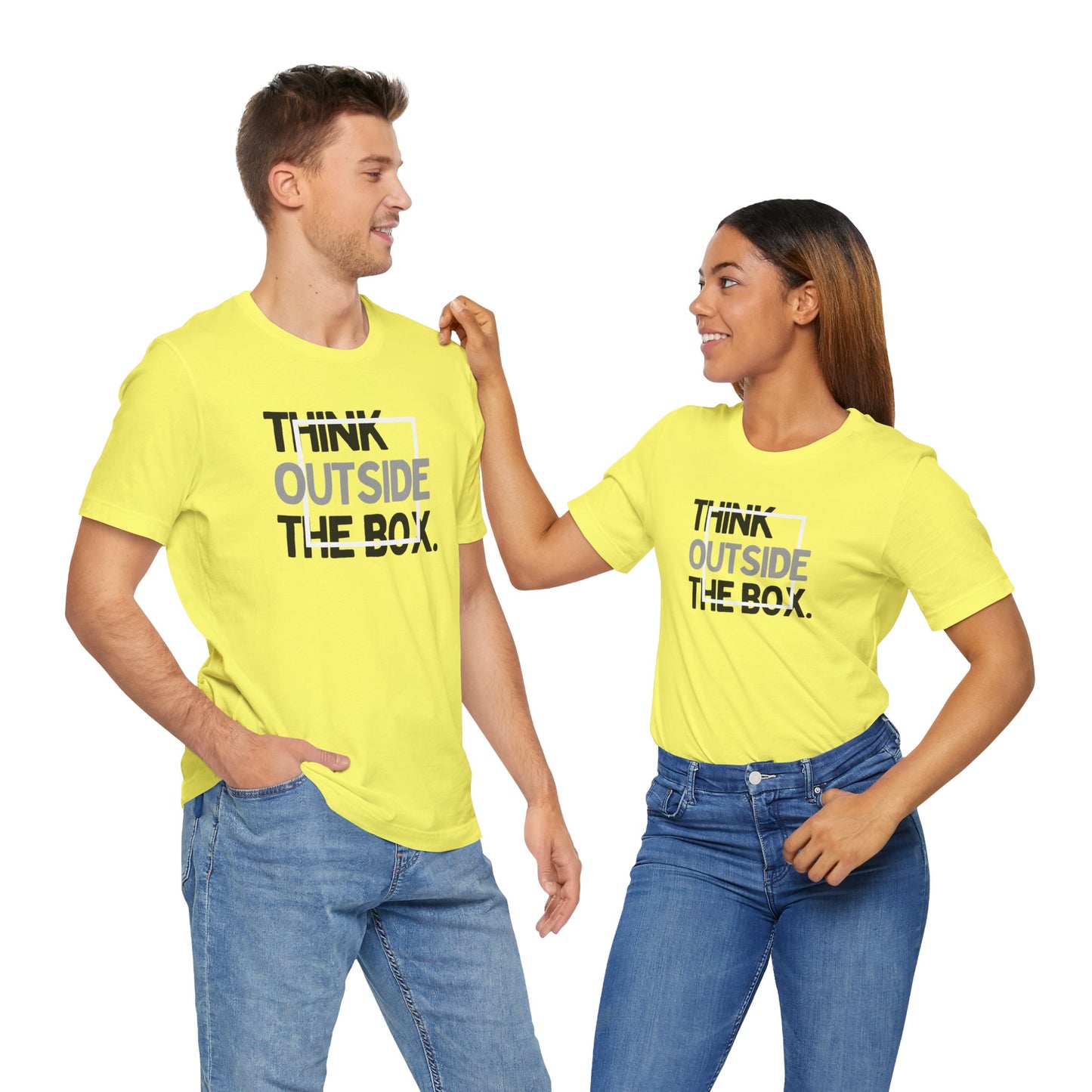 Think Outside the Box Unisex Jersey Short Sleeve Tee