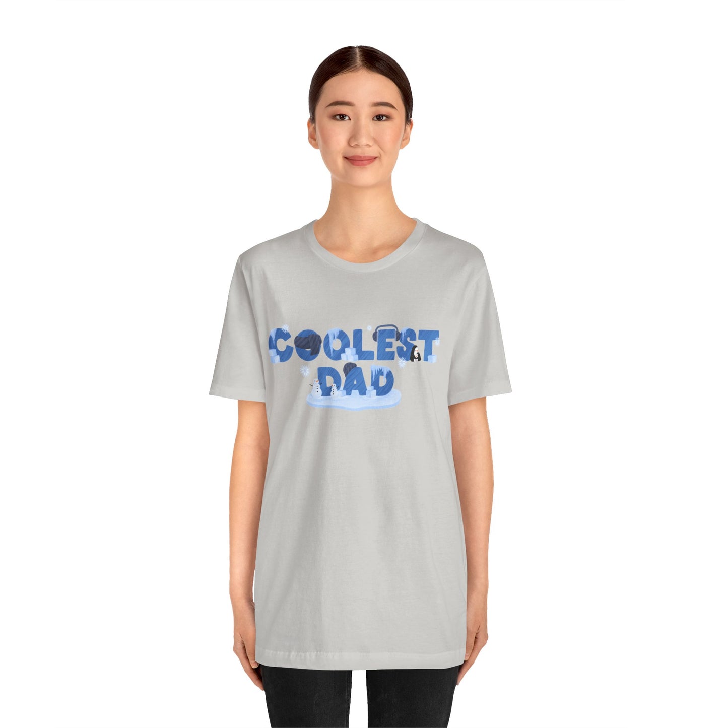 Dad/ Coolest Dad Unisex Jersey Short Sleeve Tee
