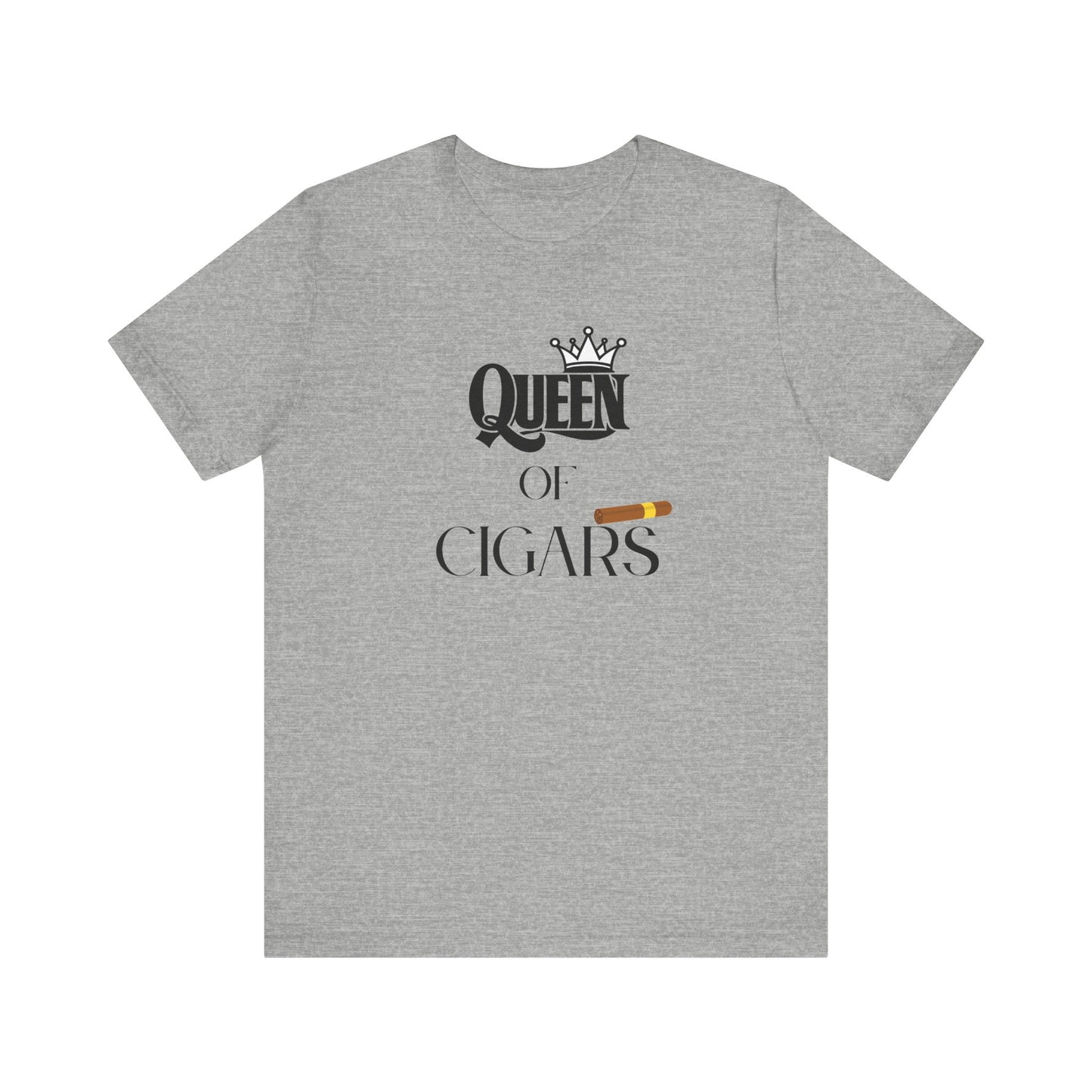 Cigars/ Queen of Cigars Unisex Jersey Short Sleeve Tee