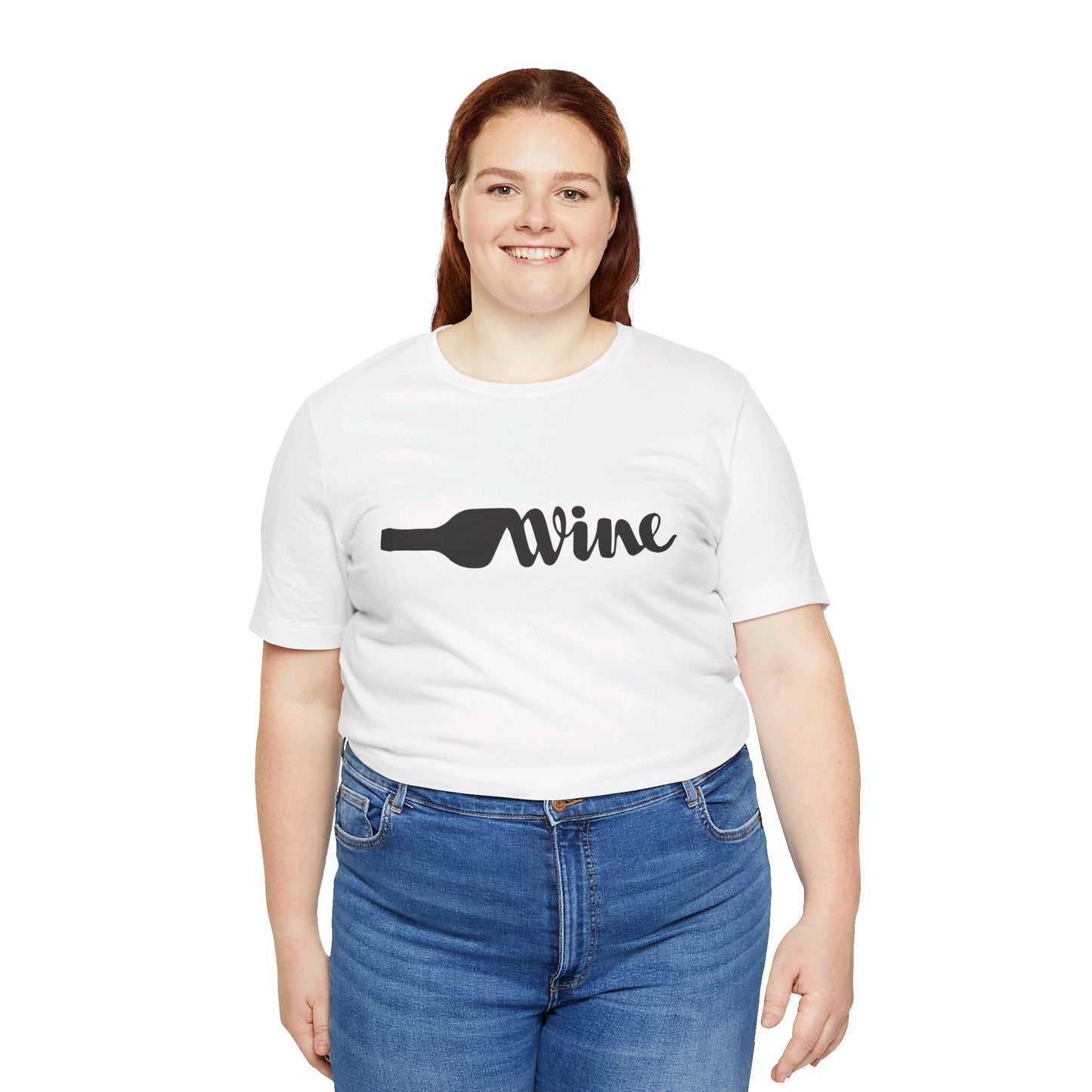 Wine Unisex Jersey Short Sleeve Tee