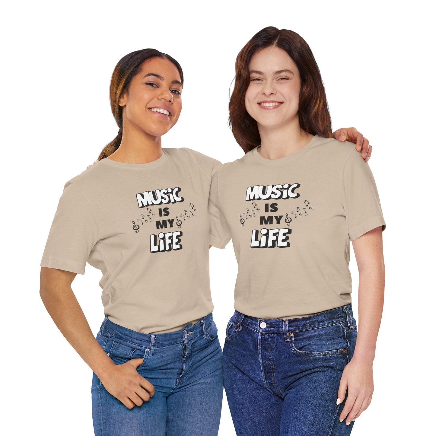 Music is My Life Unisex Jersey Short Sleeve Tee