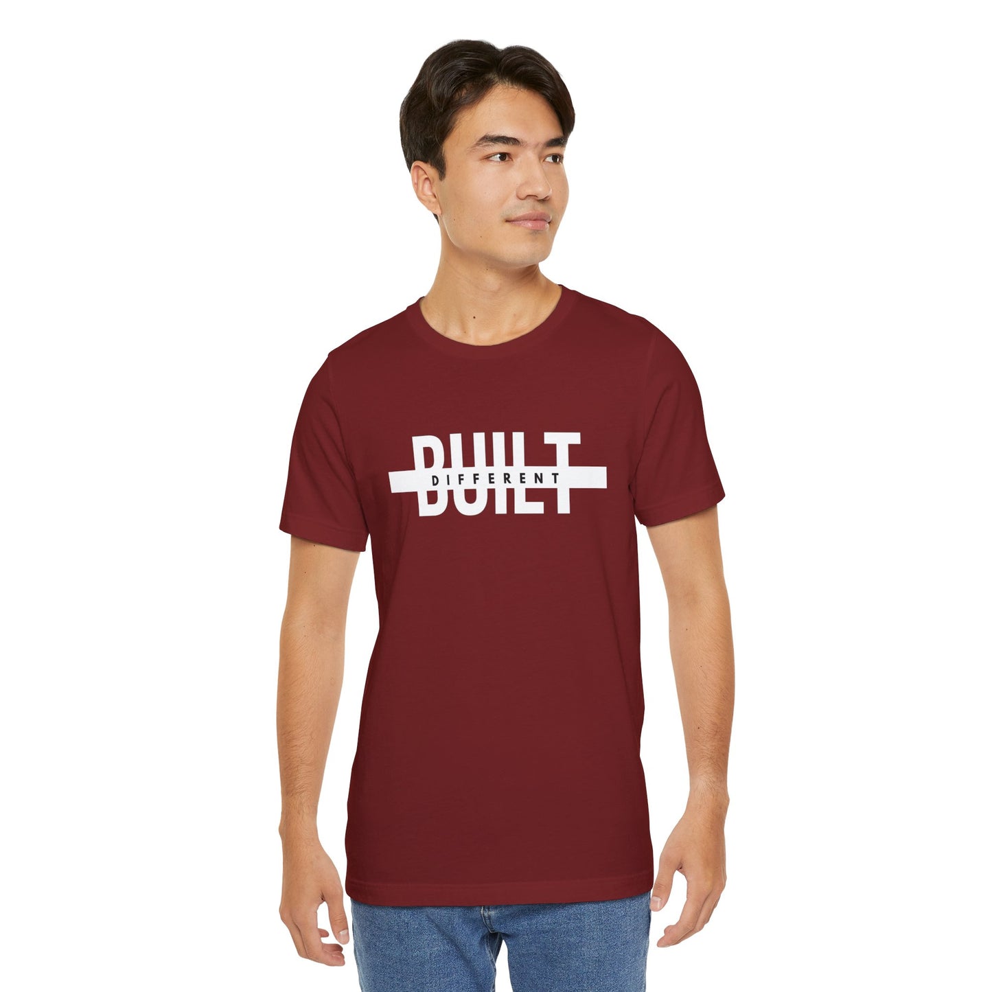 Built Different Unisex Jersey Short Sleeve Tee