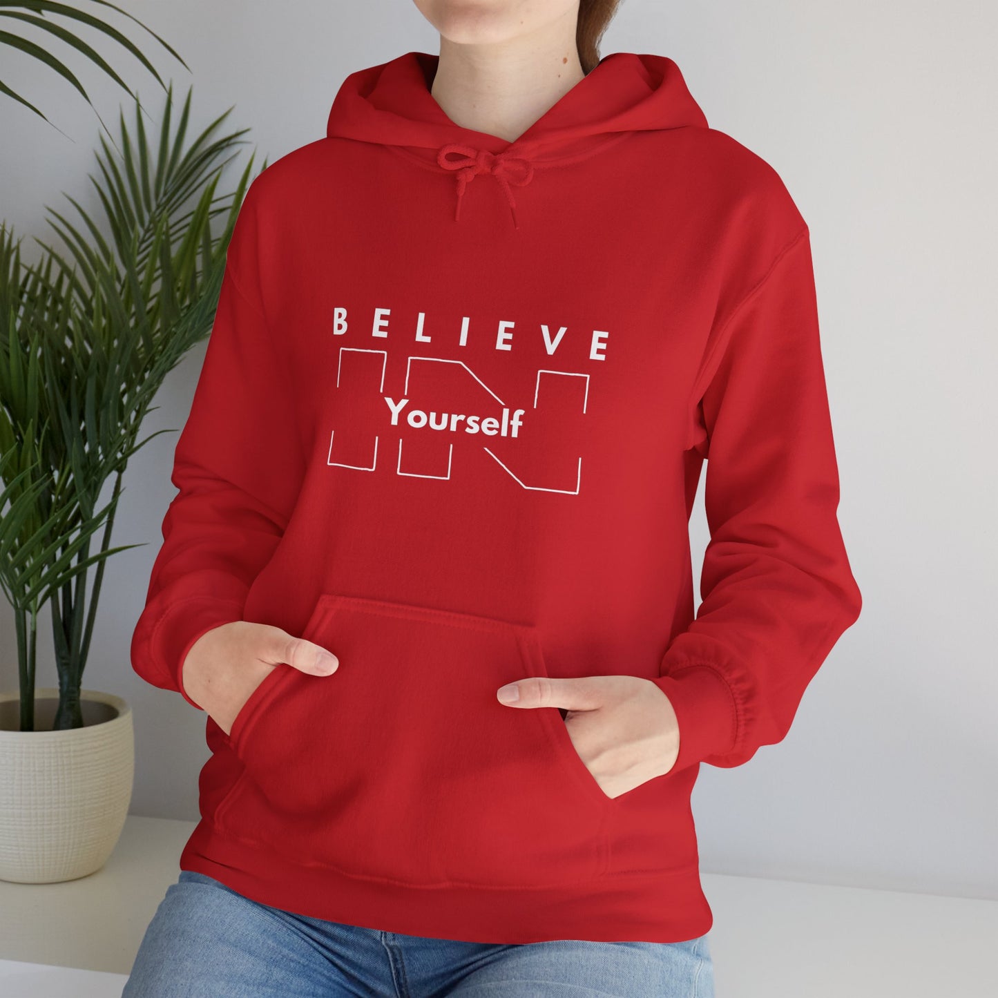 Believe In Yourself Unisex Heavy Blend™ Hooded Sweatshirt