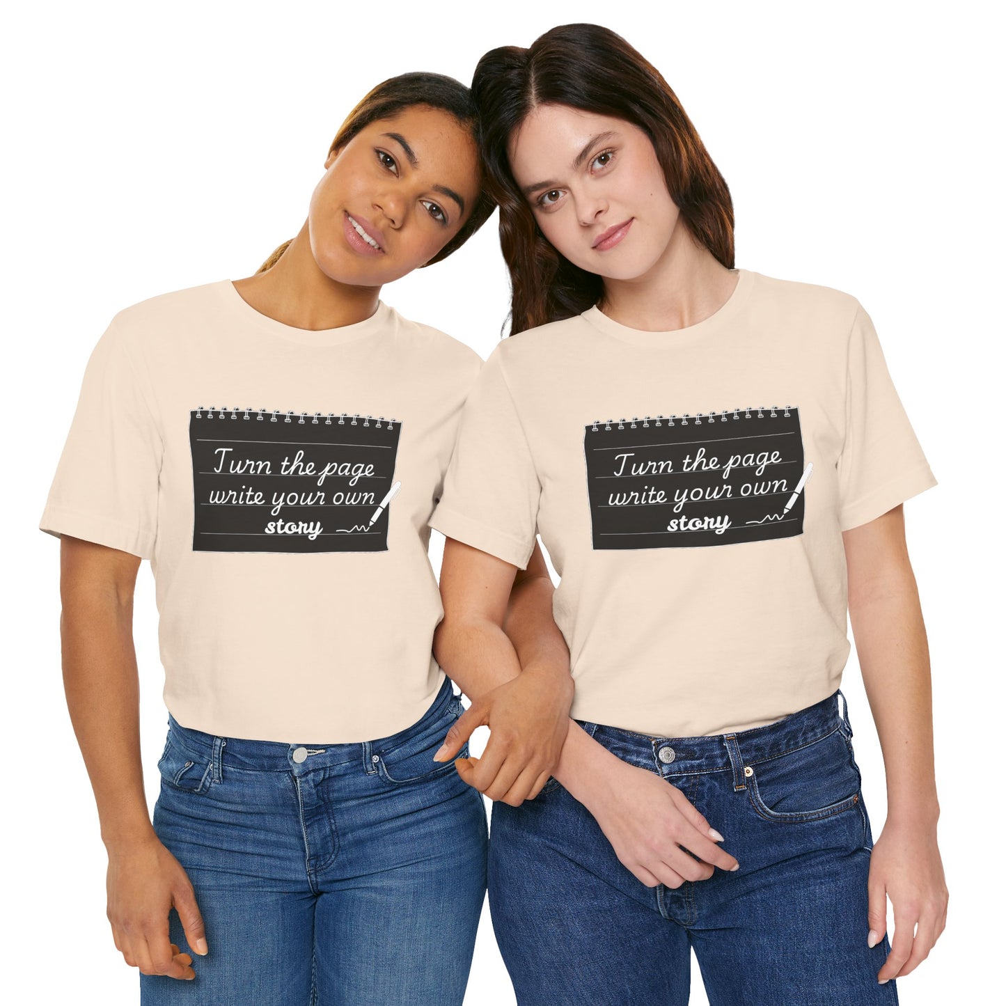 Turn the Page And Write Your Story Unisex Softstyle T-Shirt