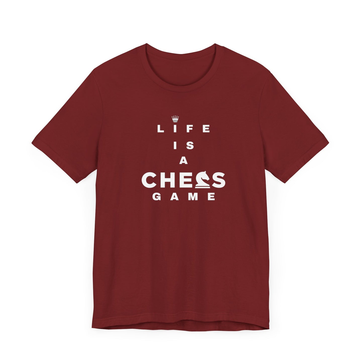 Life Is a Chess Game Unisex Jersey Short Sleeve Tee