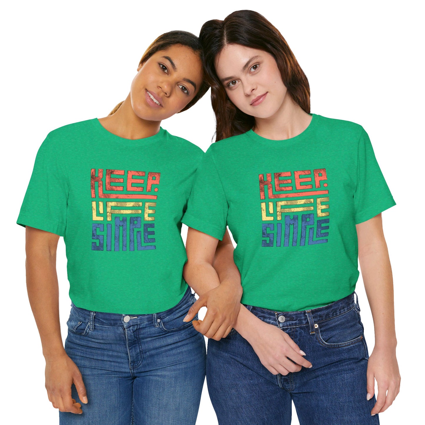 Keep Life Simple Unisex Jersey Short Sleeve Tee