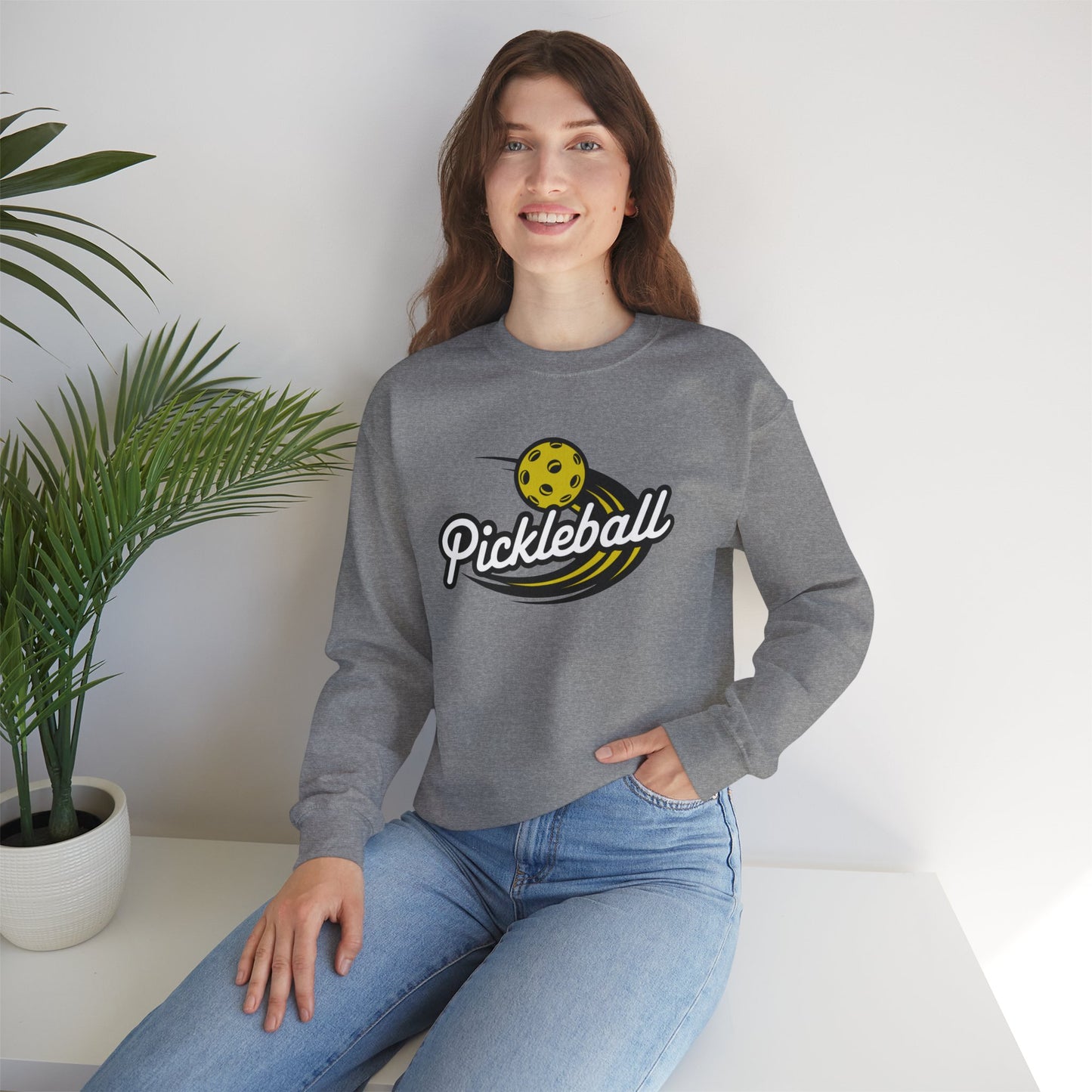 Pickleball Unisex Heavy Blend™ Crewneck Sweatshirt