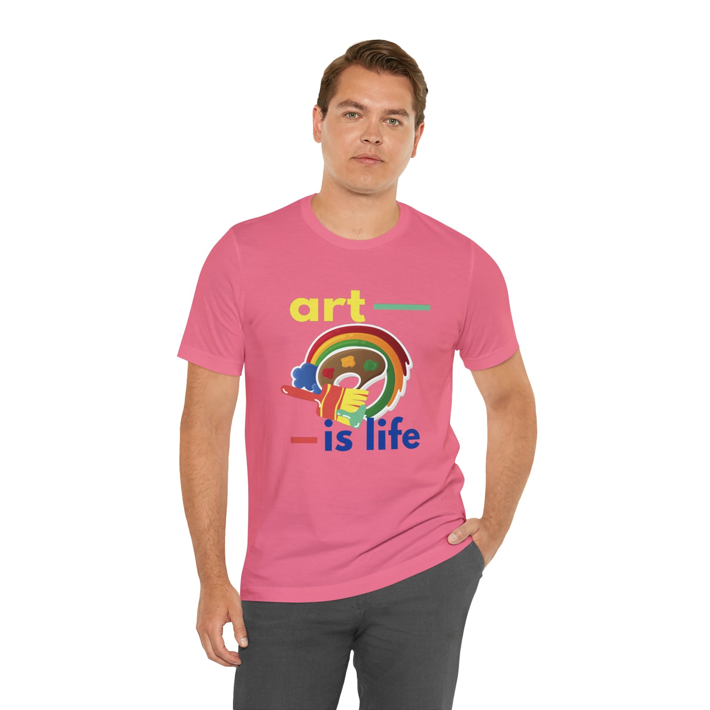 Life Is Art Unisex Jersey Short Sleeve Tee