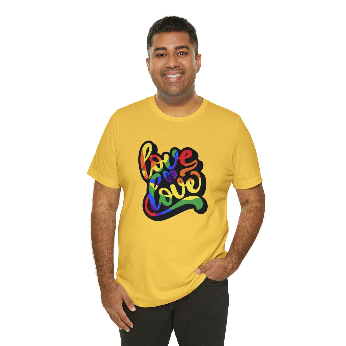 Love Is Love Unisex Jersey Short Sleeve Tee