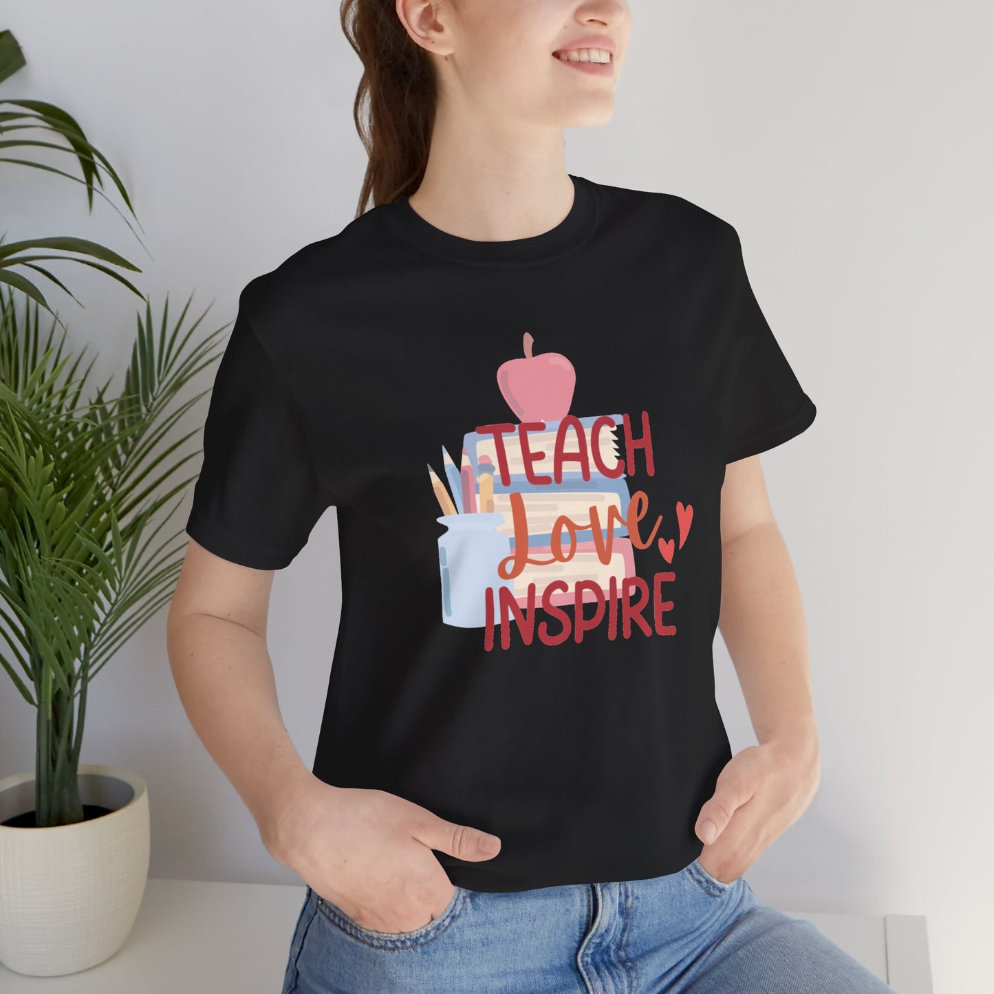 Teach Love Inspire Unisex Jersey Short Sleeve Tee