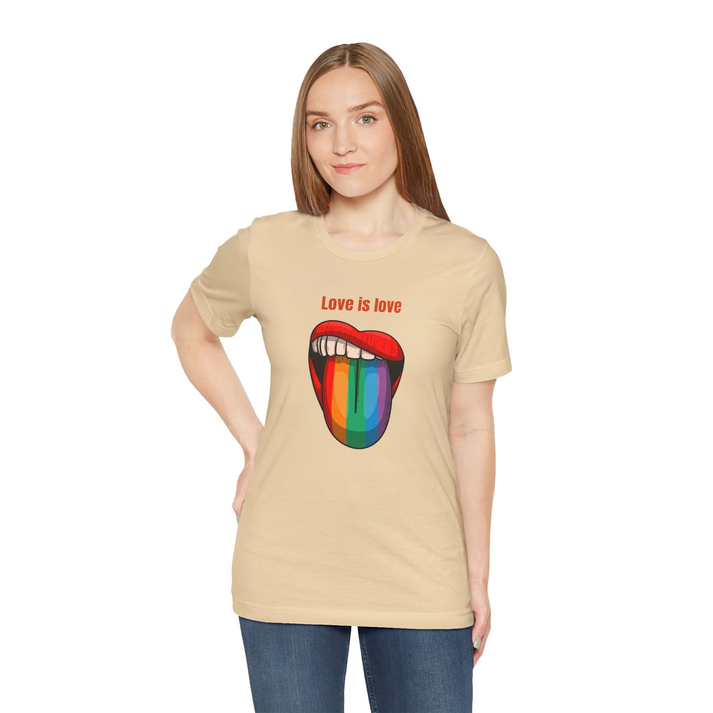 Love Is Love Unisex Jersey Short Sleeve Tee