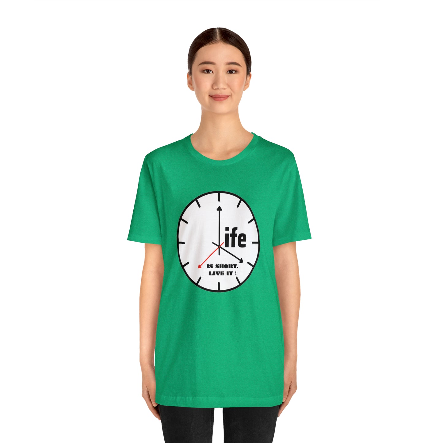 Life is To Short Live It Unisex Jersey Short Sleeve Tee