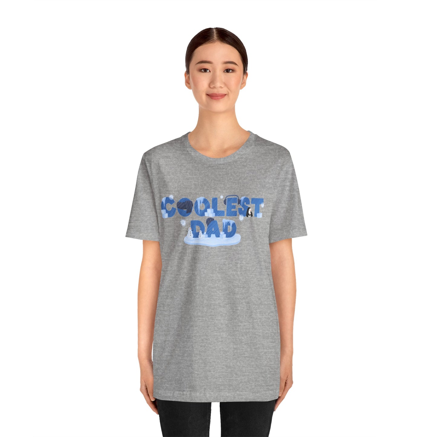 Dad/ Coolest Dad Unisex Jersey Short Sleeve Tee