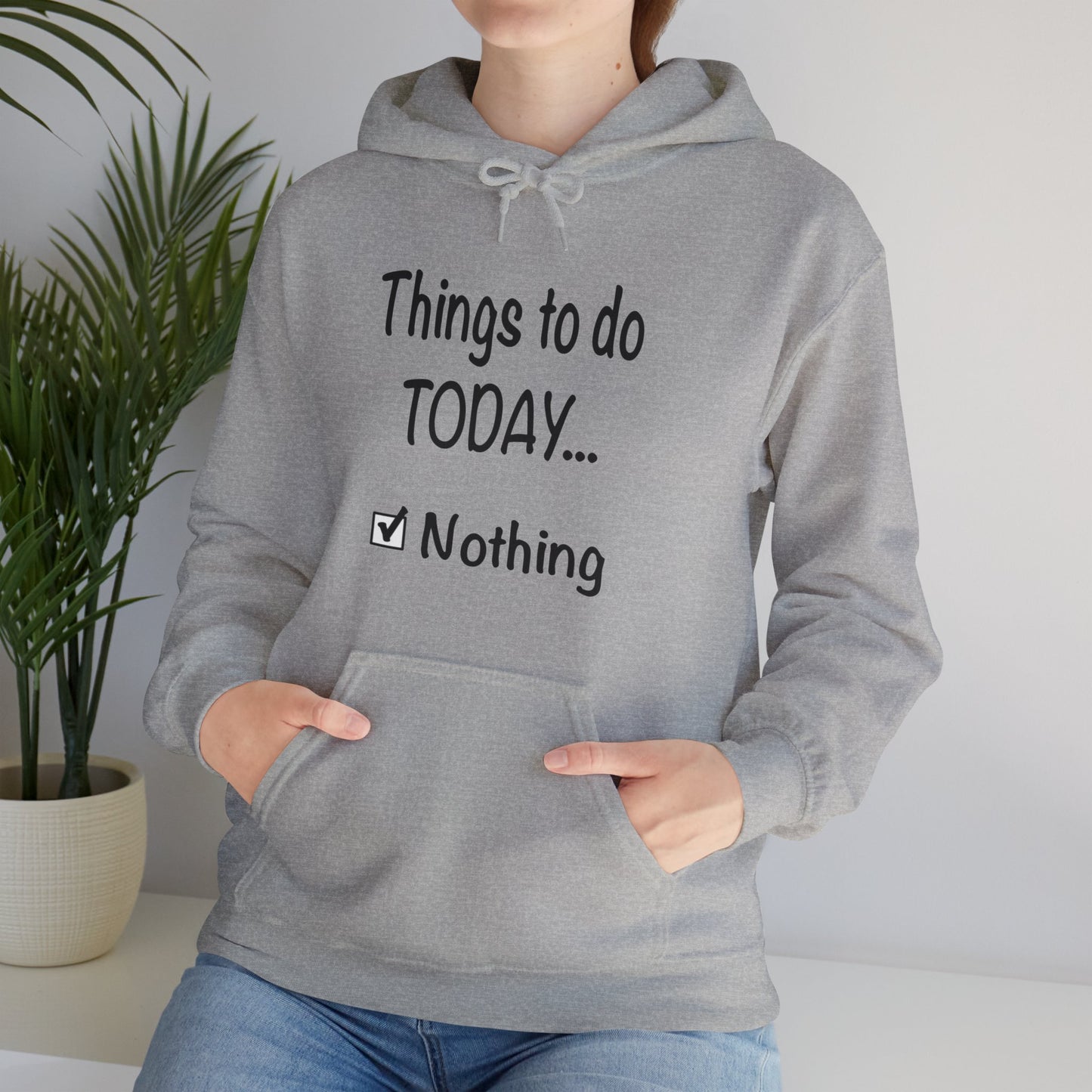 Things to Do Today Nothing Unisex Heavy Blend™ Hooded Sweatshirt