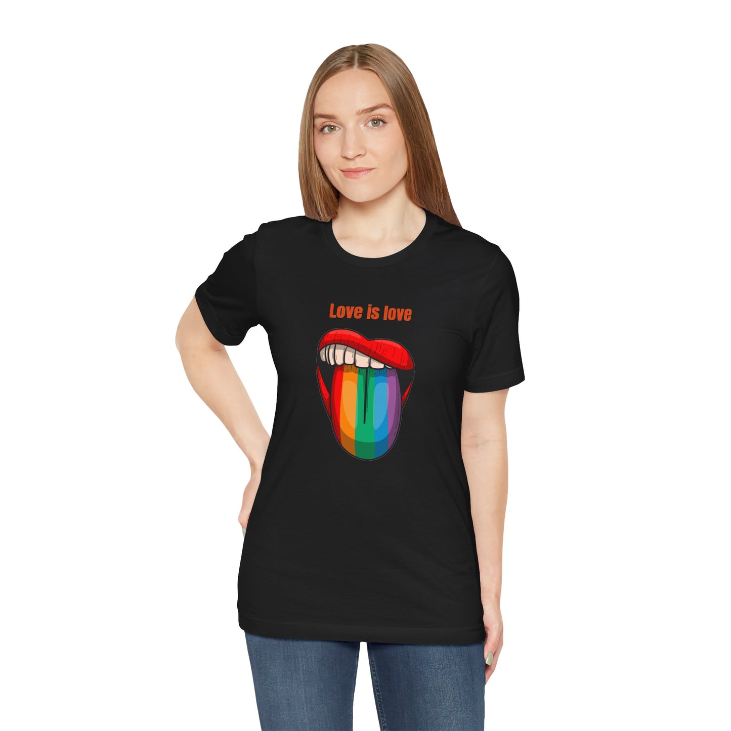 Love Is Love Unisex Jersey Short Sleeve Tee