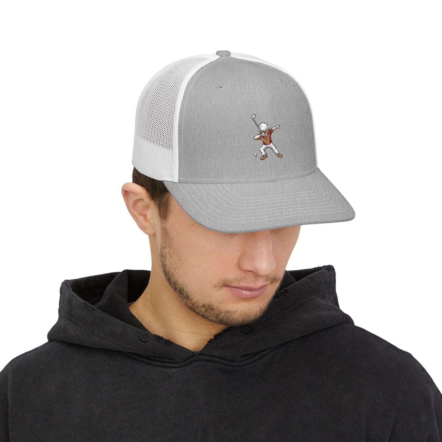 Golf Guy Snapback Trucker Cap (Embroidery)
