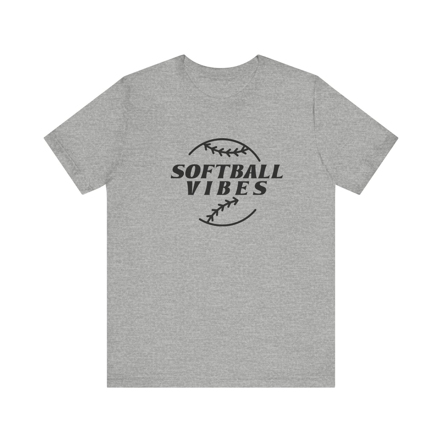 Softball Vibes Unisex Jersey Short Sleeve Tee