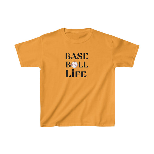 Kids Baseball Life  Heavy Cotton™ Tee