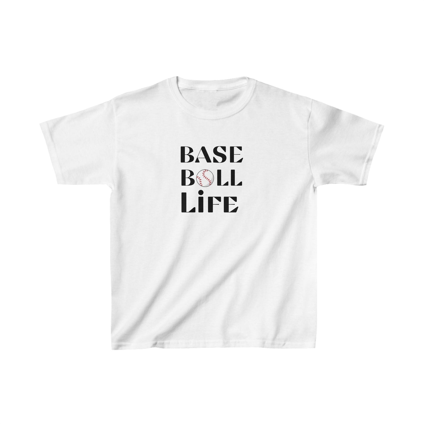 Kids Baseball Life  Heavy Cotton™ Tee