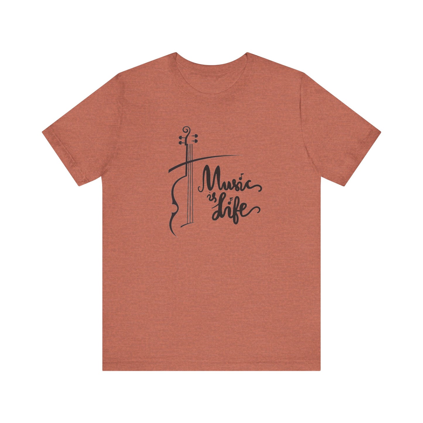 Music Is Life Unisex Jersey Short Sleeve Tee