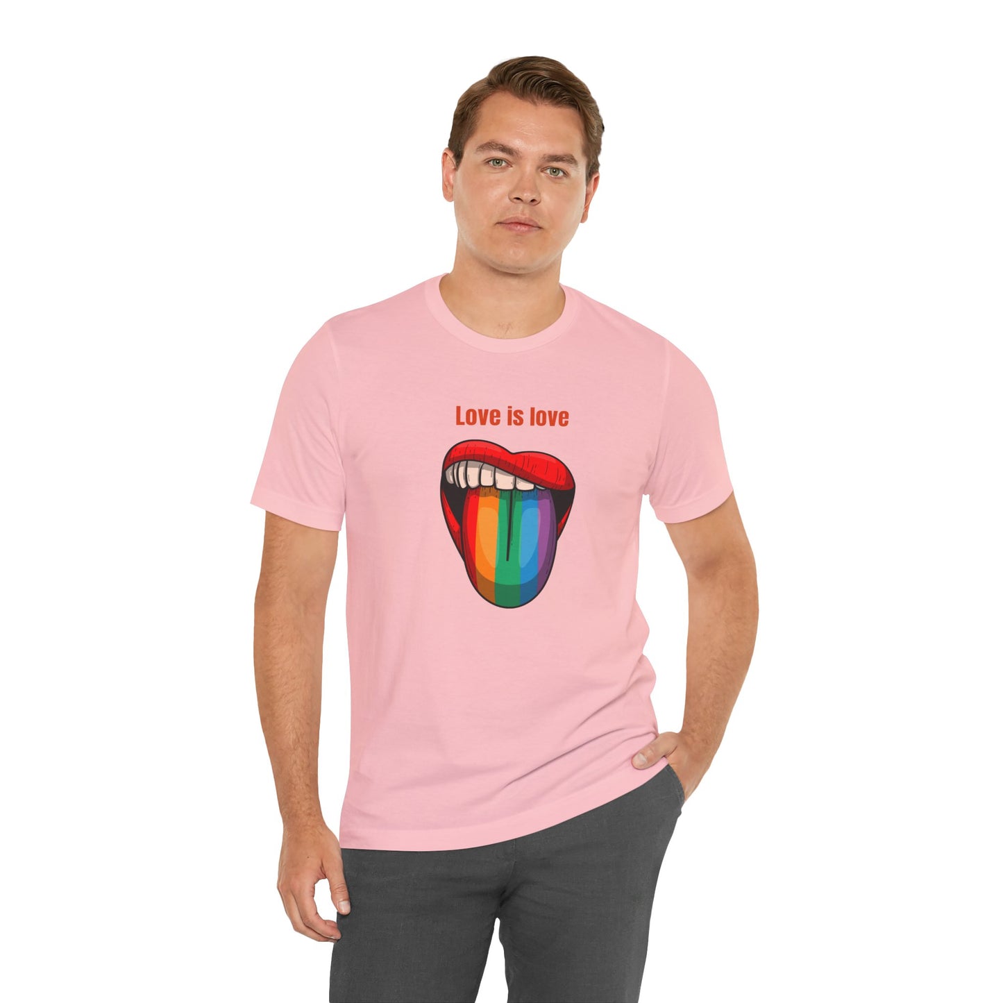 Love Is Love Unisex Jersey Short Sleeve Tee