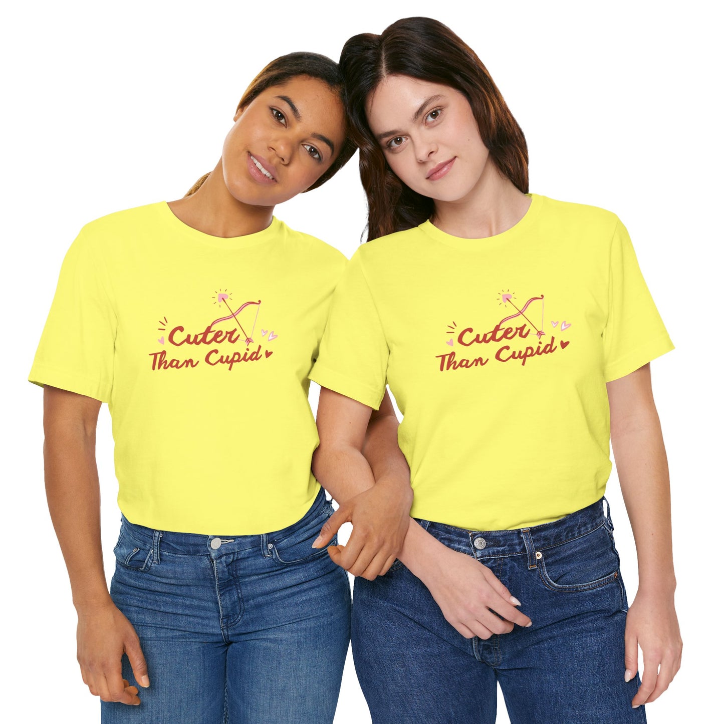 Cuter Than Cupid Unisex Jersey Short Sleeve Tee