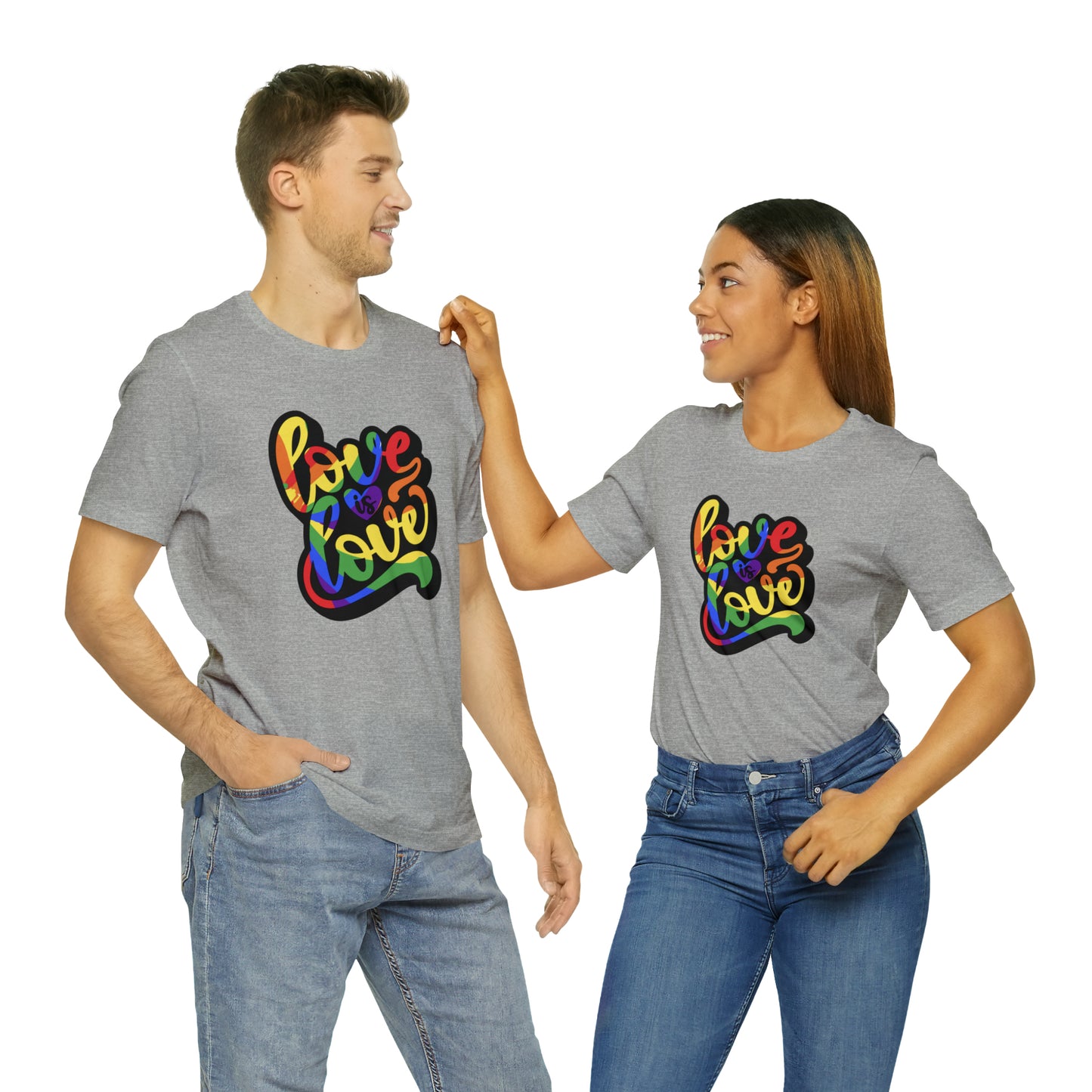 Love Is Love Unisex Jersey Short Sleeve Tee