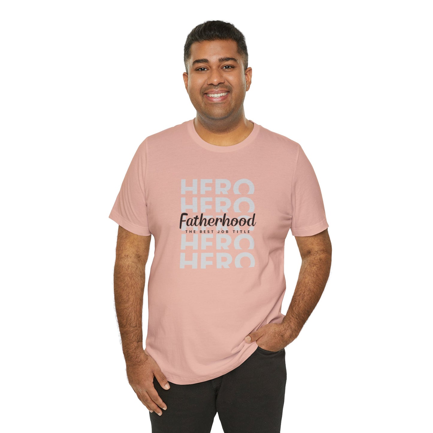 Dad/ Fatherhood Hero Unisex Jersey Short Sleeve Tee