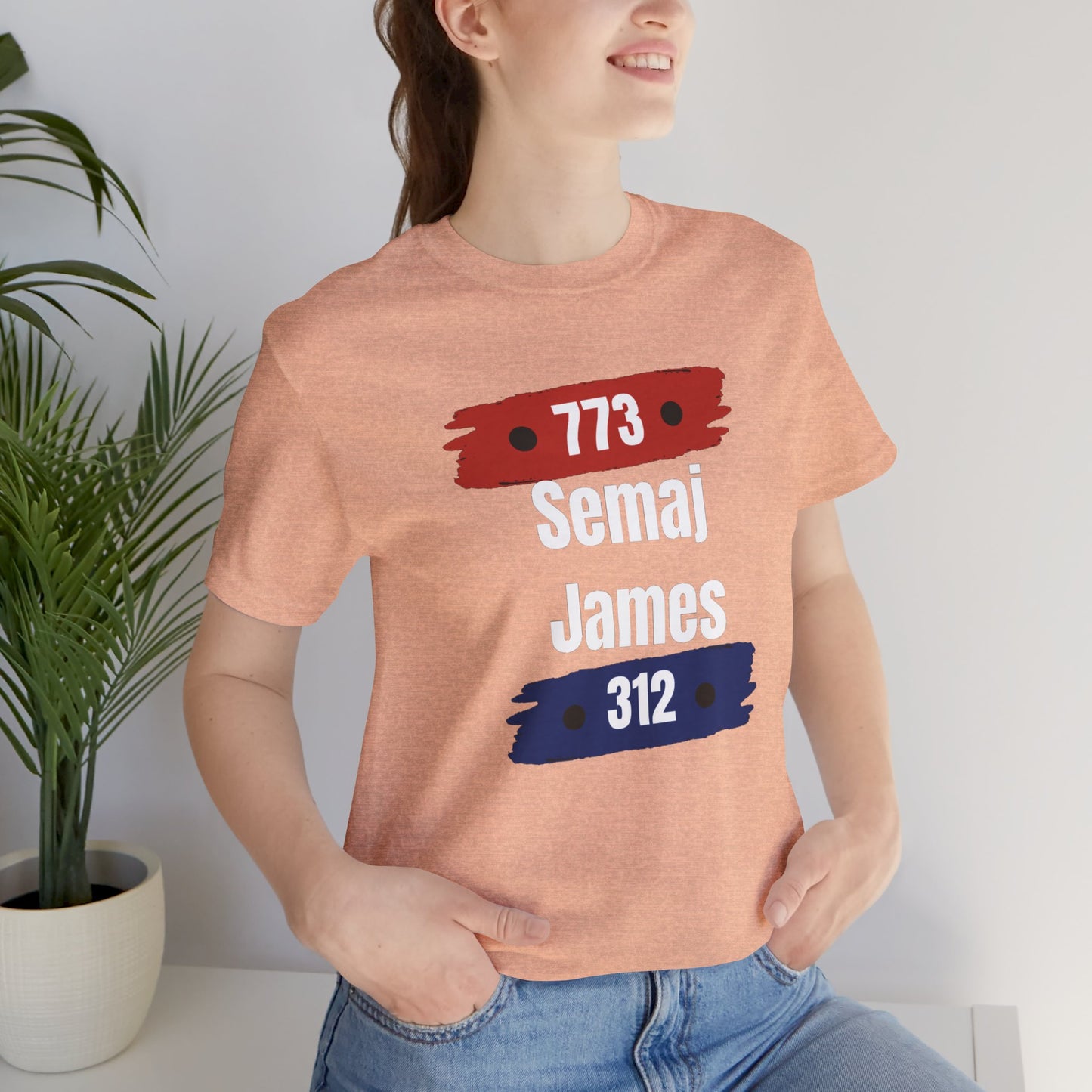 Semaj James 773/312 Unisex Short Sleeve Tee