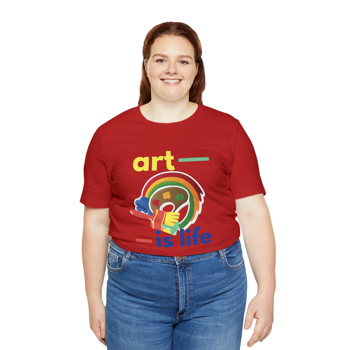 Life Is Art Unisex Jersey Short Sleeve Tee