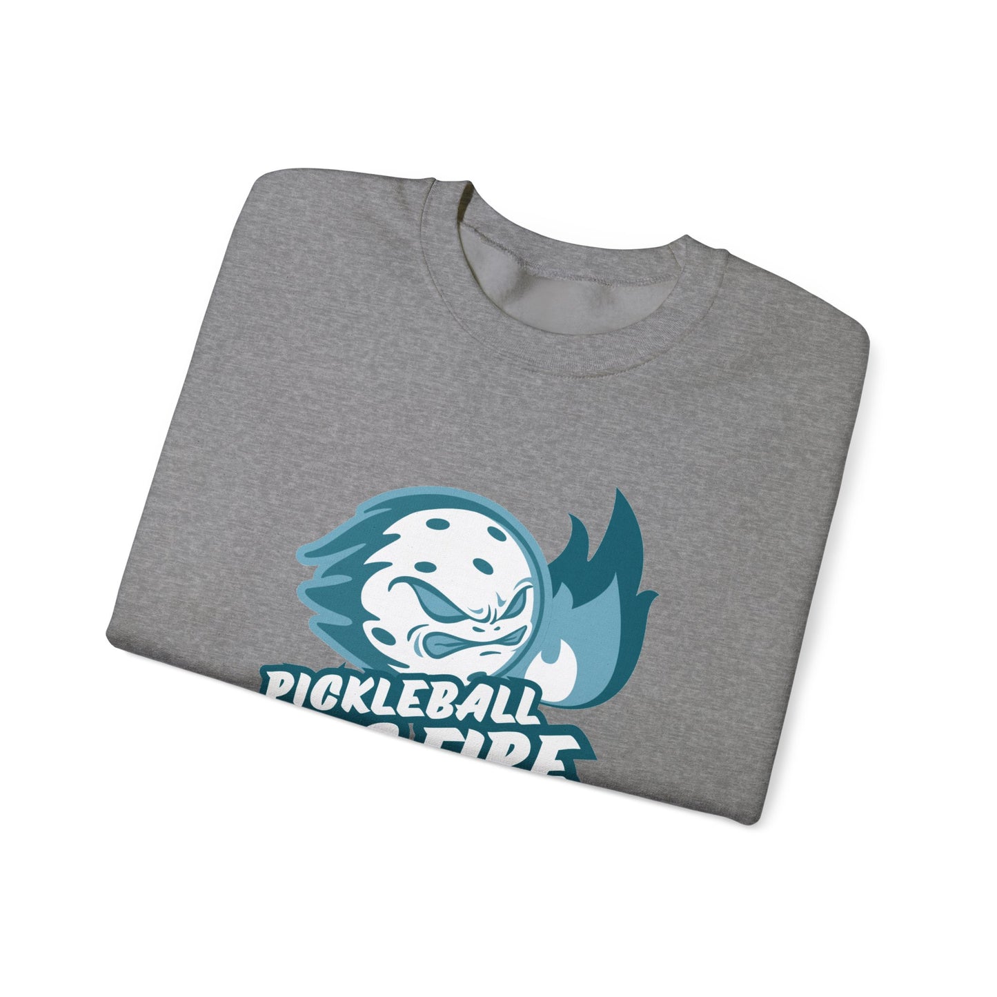 Pickleball is Fire Unisex Heavy Blend™ Crewneck Sweatshirt