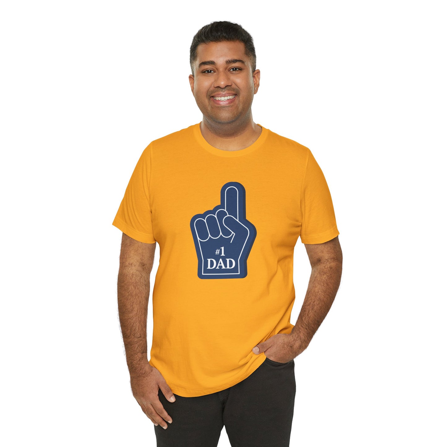 #1 Dad Unisex Jersey Short Sleeve Tee