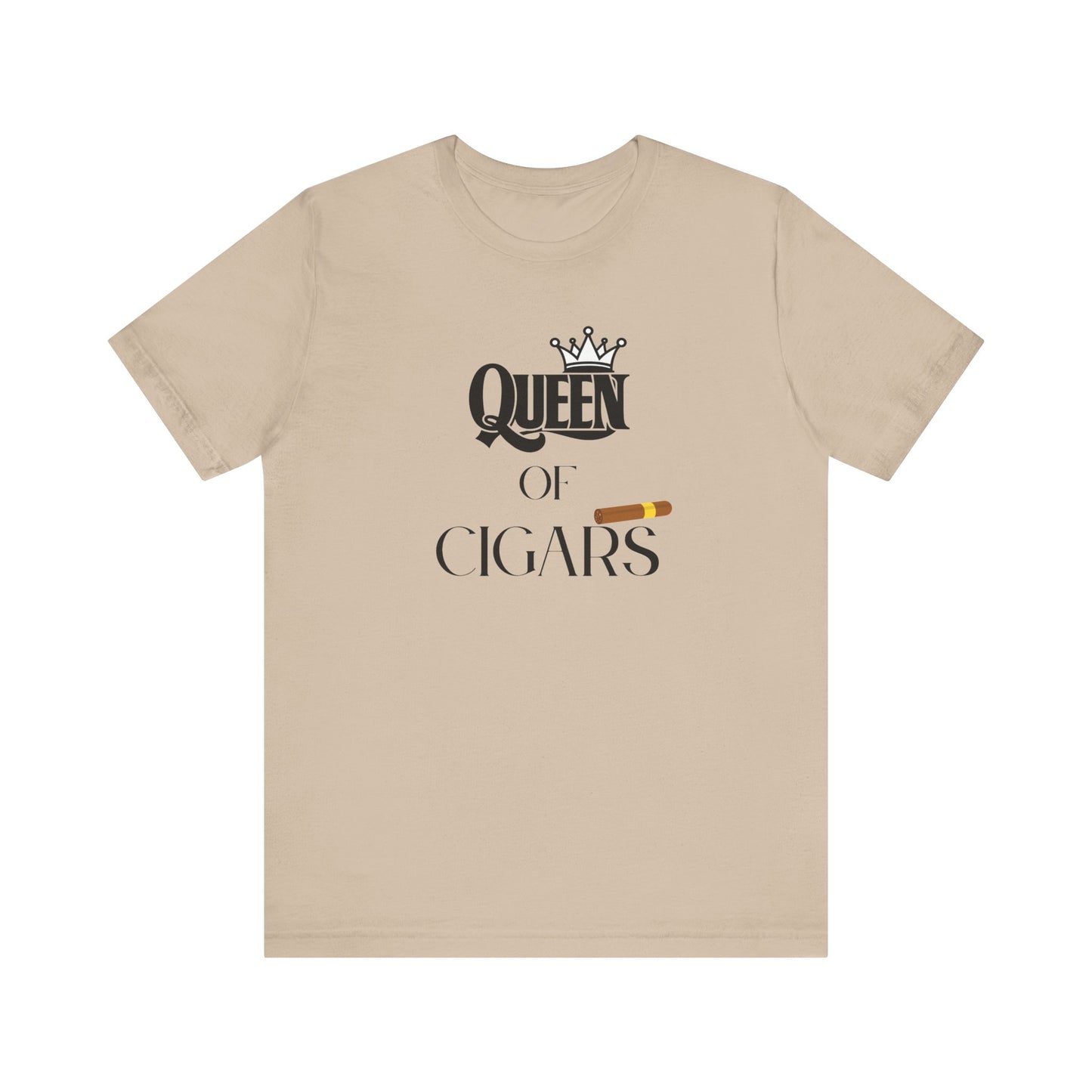 Cigars/ Queen of Cigars Unisex Jersey Short Sleeve Tee