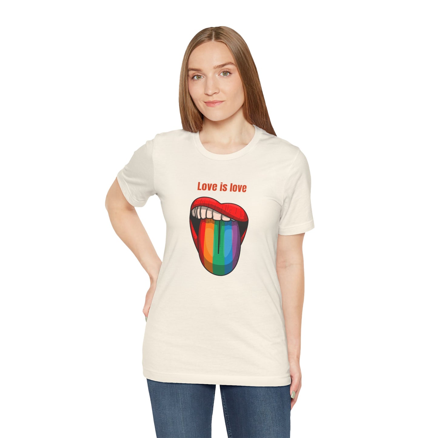 Love Is Love Unisex Jersey Short Sleeve Tee