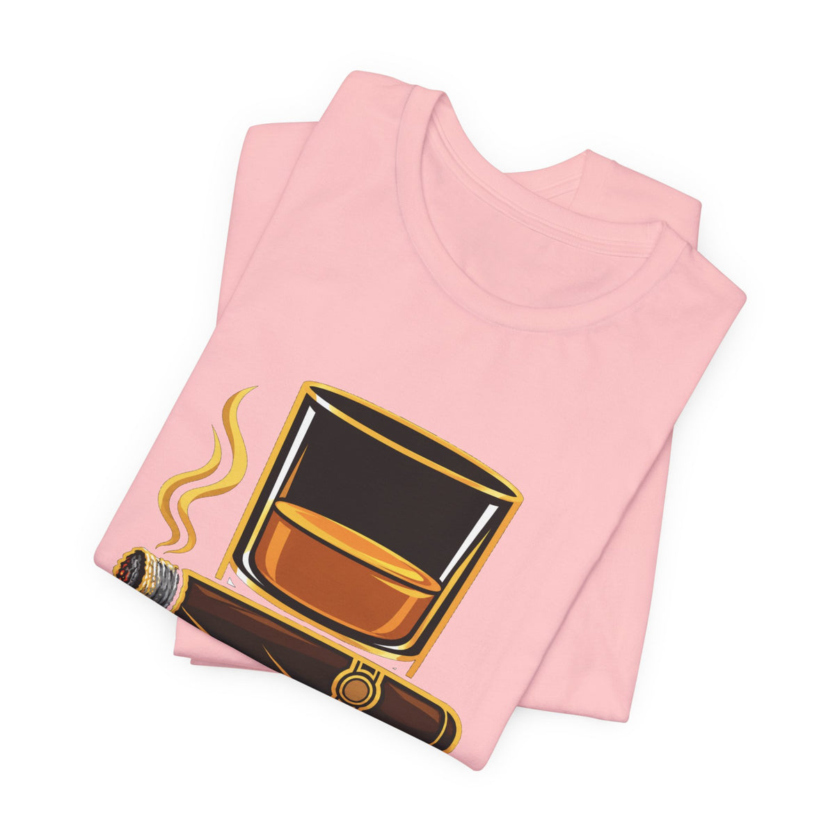 Cigar and Bourbon Unisex Jersey Short Sleeve Tee