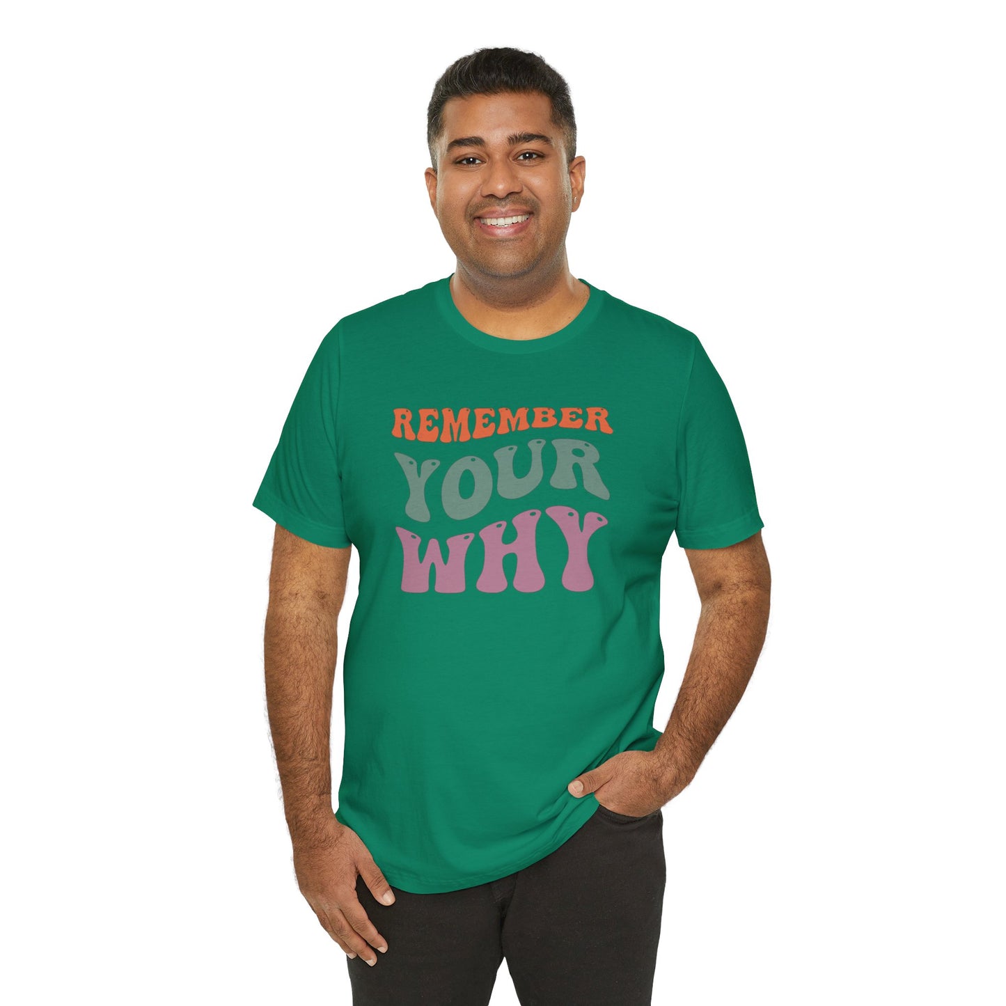 Remember Your Why Unisex Jersey Short Sleeve Tee