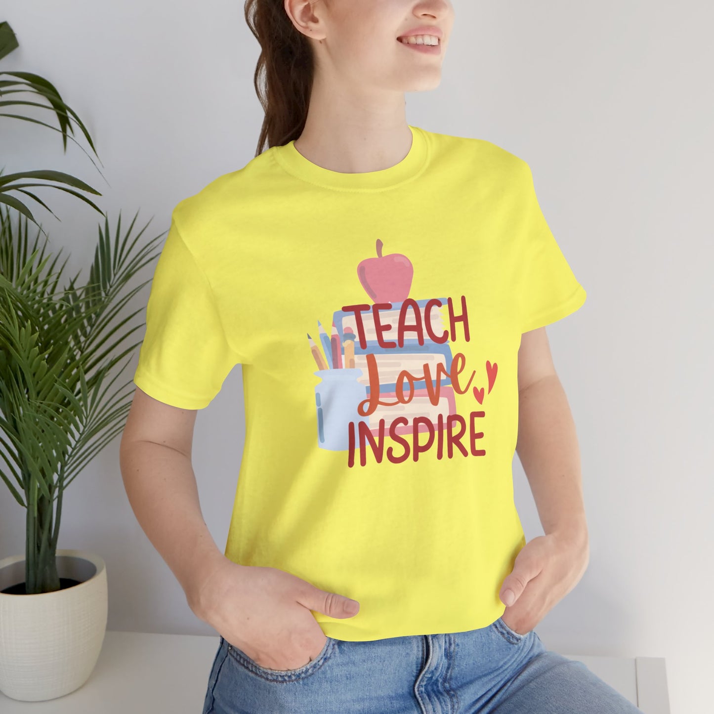 Teach Love Inspire Unisex Jersey Short Sleeve Tee