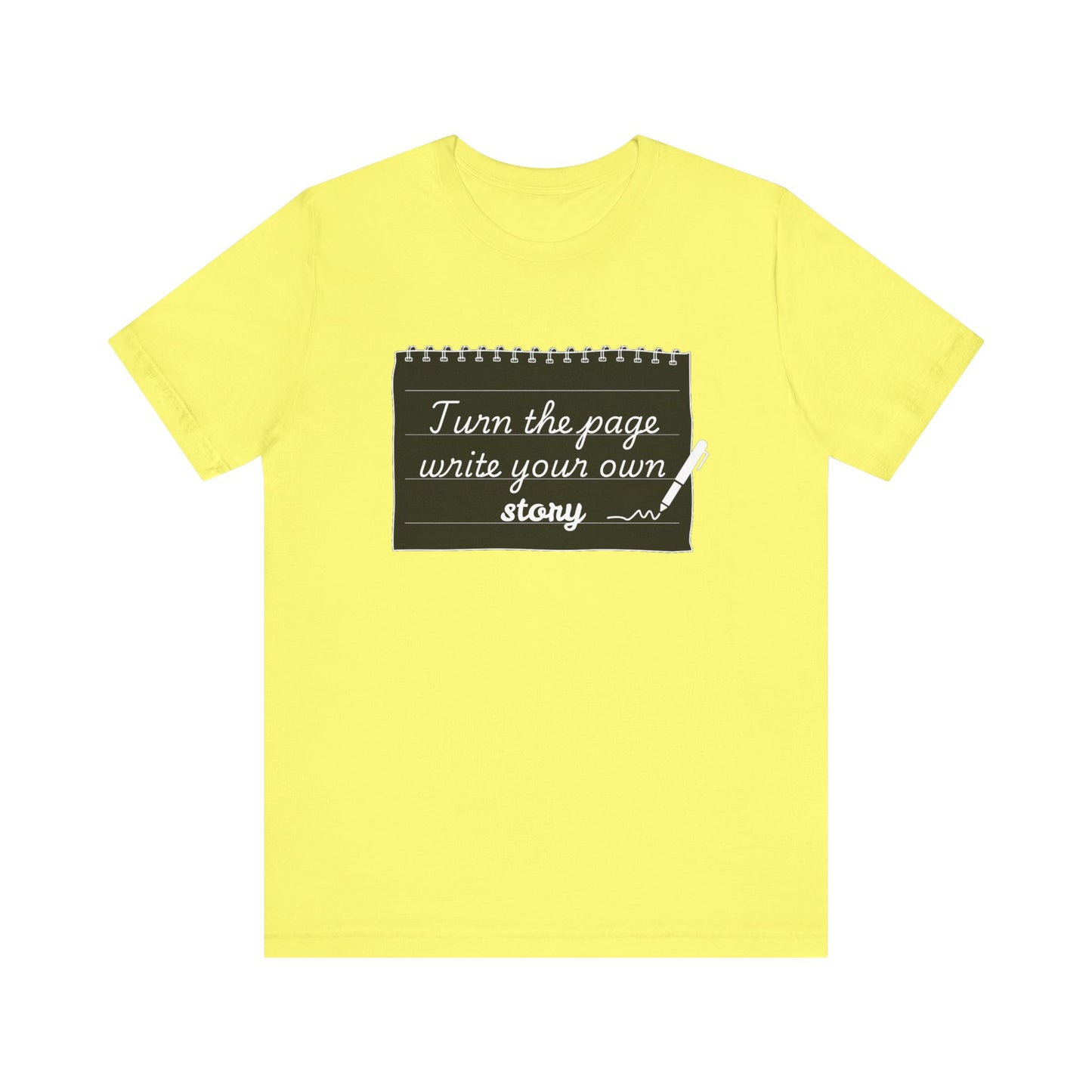 Turn the Page And Write Your Story Unisex Softstyle T-Shirt