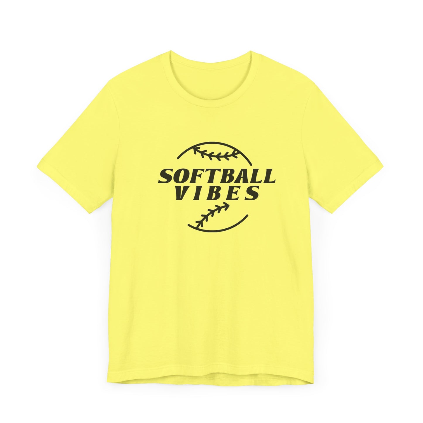 Softball Vibes Unisex Jersey Short Sleeve Tee