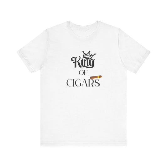 Cigars/ King of Cigars Unisex Jersey Short Sleeve Tee