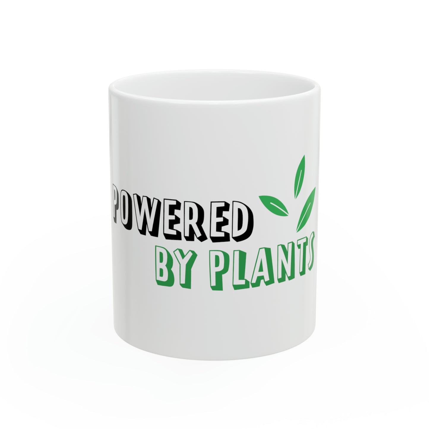 Powered By Plants Ceramic Mug, 11oz