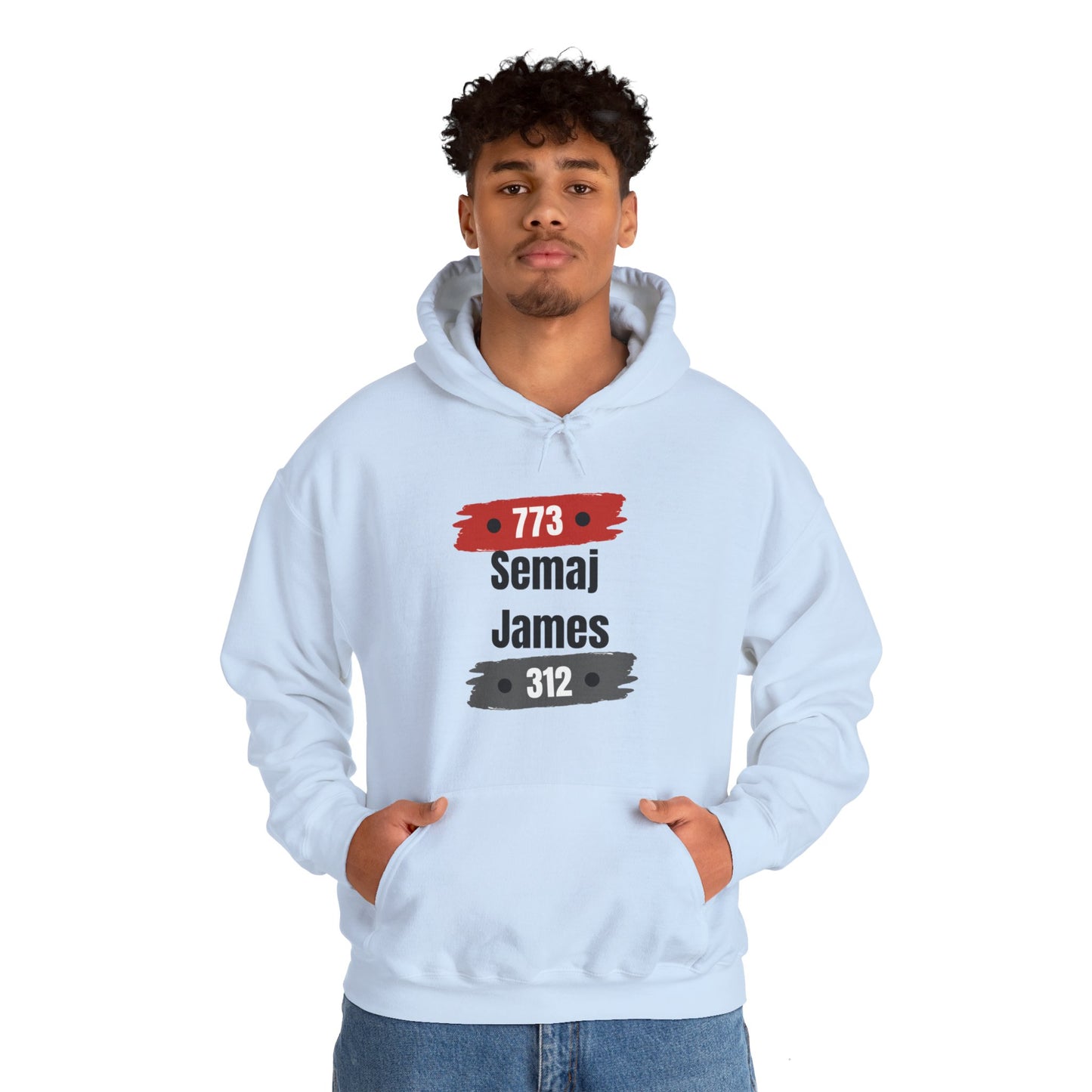 Semaj James 773/313 Unisex Heavy Blend™ Hooded Sweatshirt