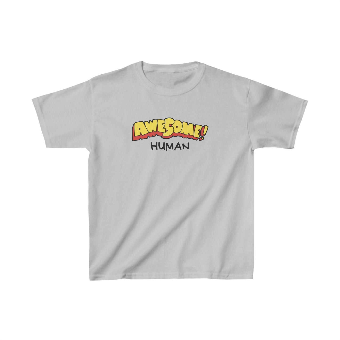 Kids Awesome Human Heavy Cotton™ Tee