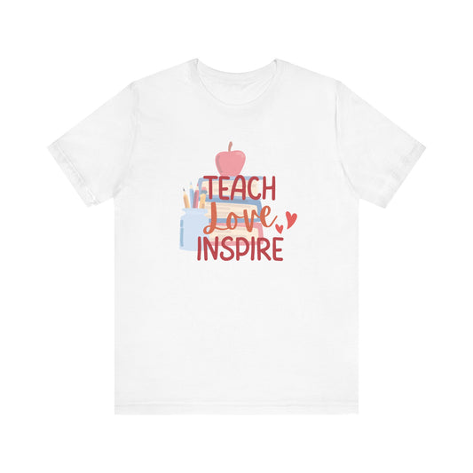 Teach Love Inspire Unisex Jersey Short Sleeve Tee