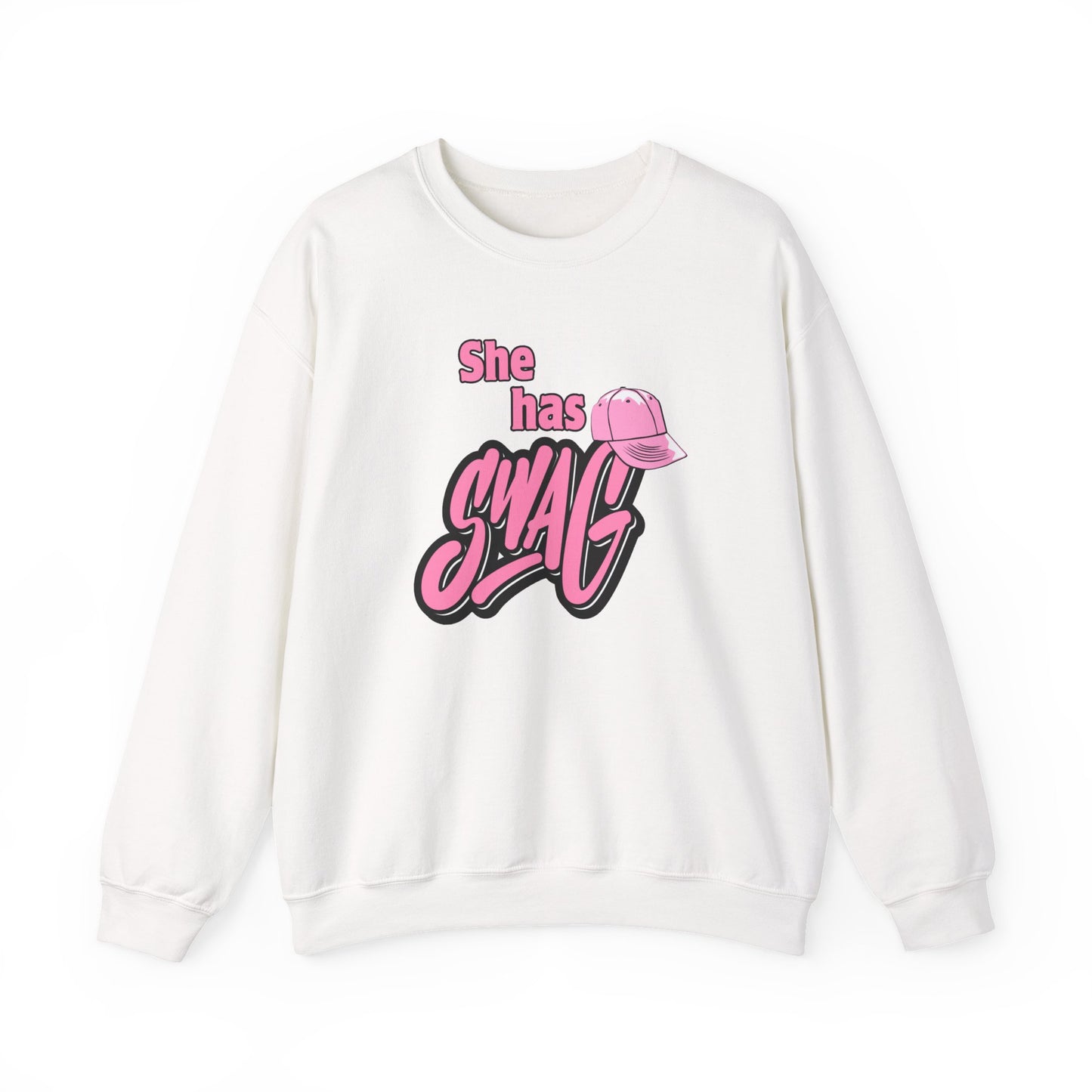 She Has Swag Unisex Heavy Blend™ Crewneck Sweatshirt