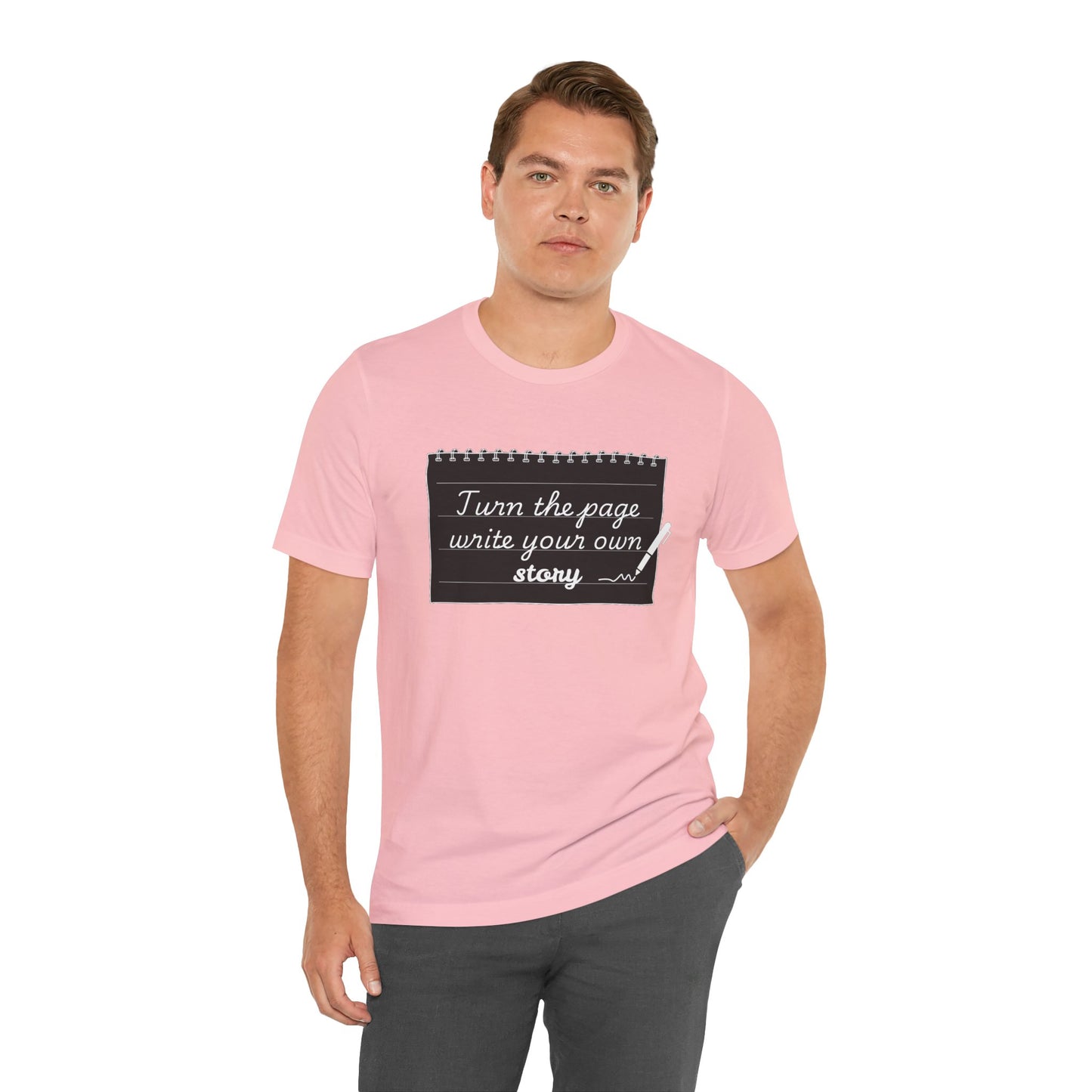 Turn the Page And Write Your Story Unisex Softstyle T-Shirt
